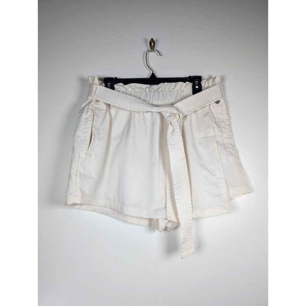 Calia Paperbag Shorts Size Large Faux Wrap High Rise Belted Boho Cottagecore
